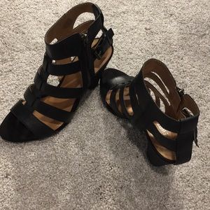 Nine West gladiator heels